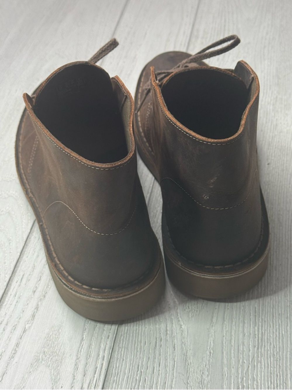 Clarks Men's Bushacre 2 Chukka Boot, Size 12, Casual leather boot 15522 - Picture 3 of 7